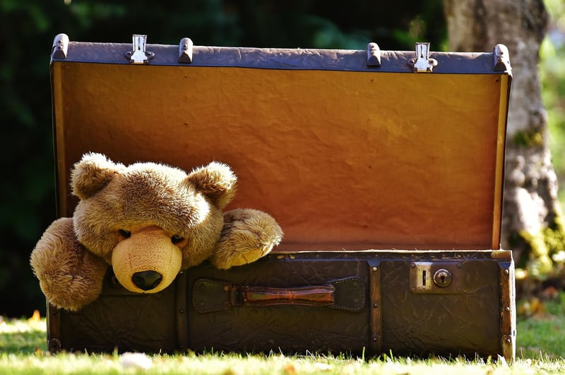 Packing suitcase
